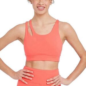 Joy Lab Pink/Coral Sports Bra Size Medium